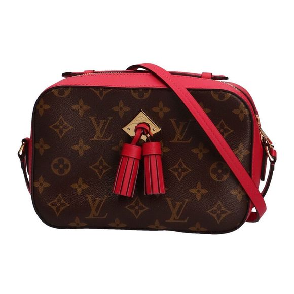 Louis Vuitton Santonge Shoulder Bag Damier Ebene Red - Picture 1 of 9